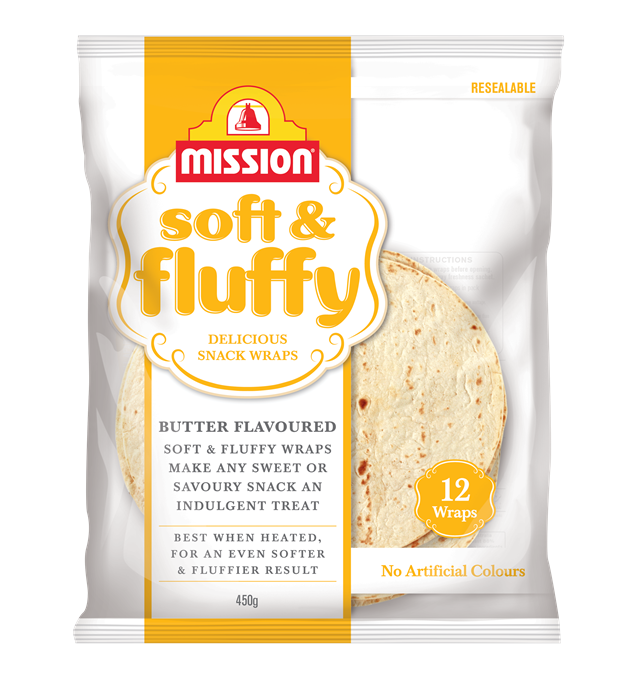 Mission Soft & Fluffy Butter Wraps Render