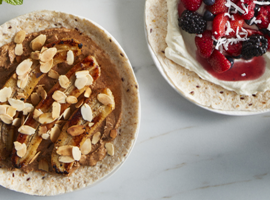 Banana Almond Wraps