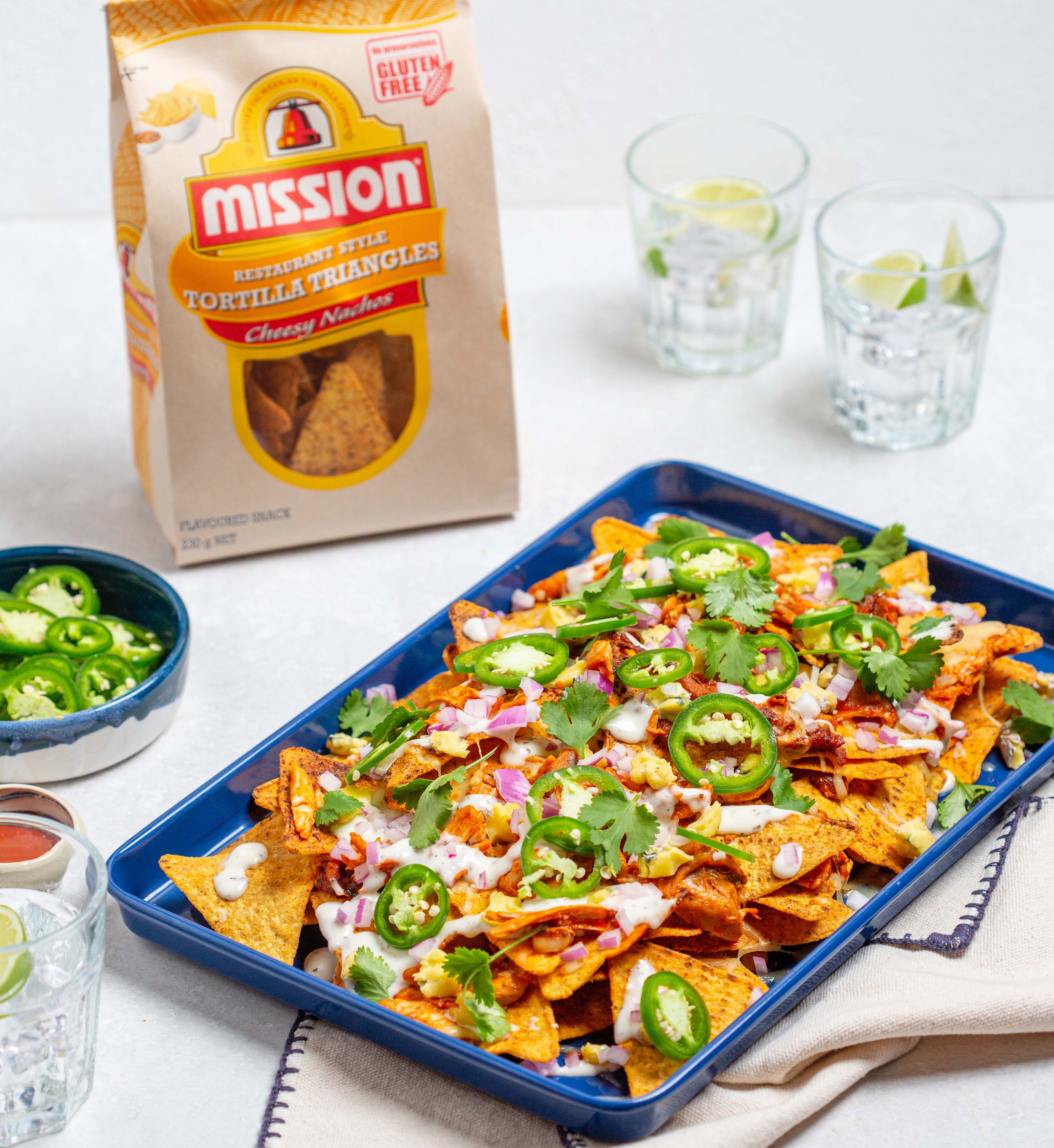 Buffalo Chicken Nachos