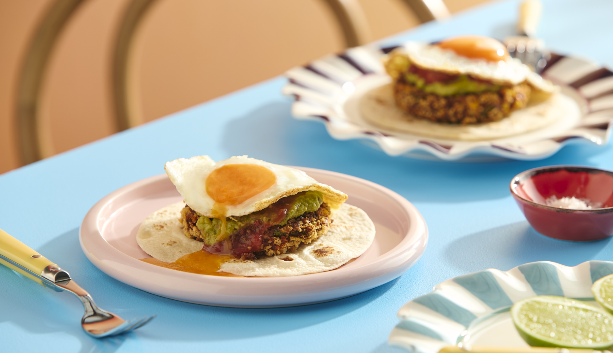 Corn Fritter Crispy Tacos