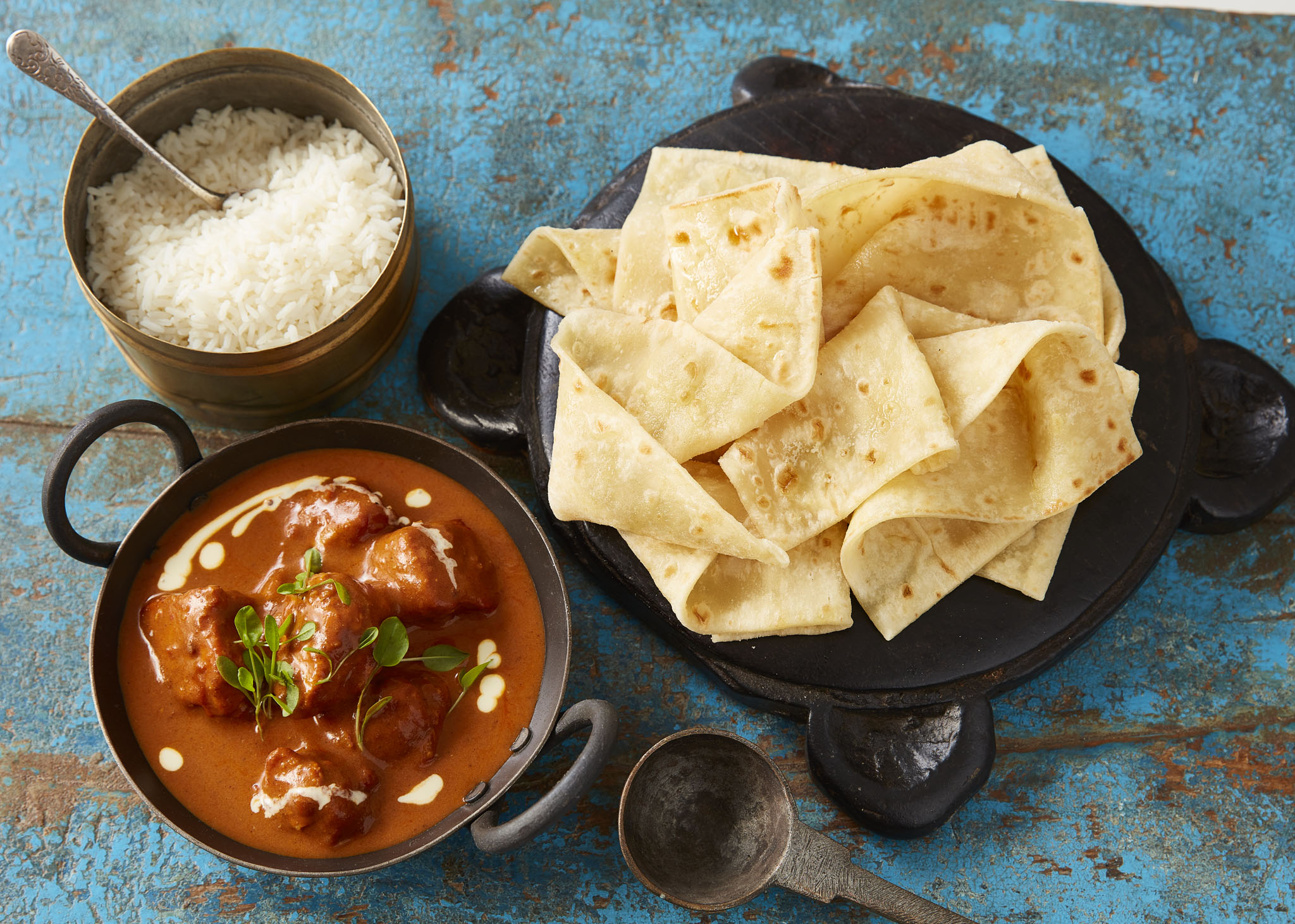 Butter Chicken with Roti