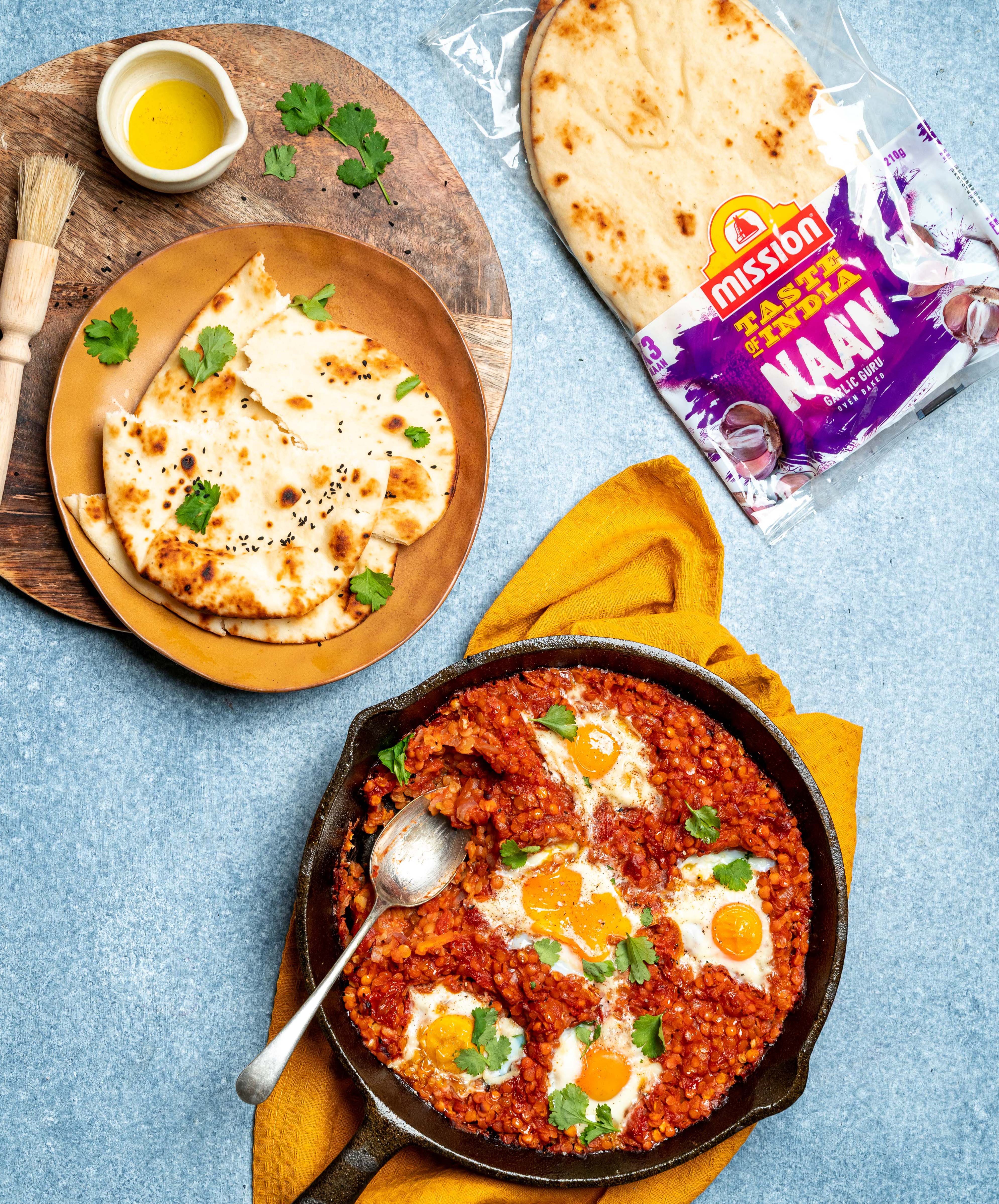 Shakshuka with Naan