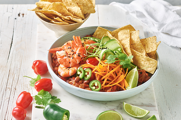 Mexican Prawn Poke Bowl