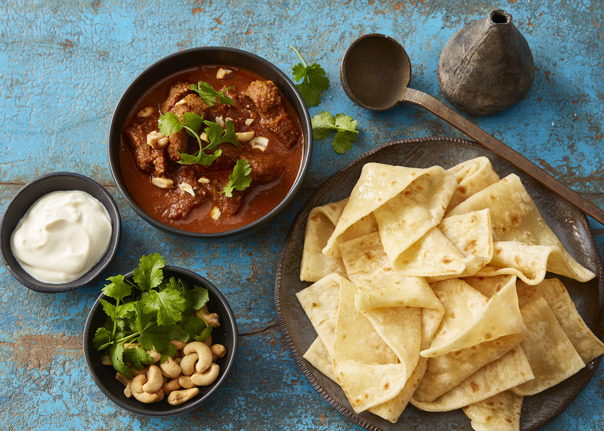Beef Korma with Roti