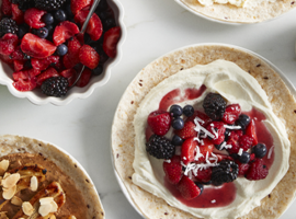 Mixed Berry Maple Wraps