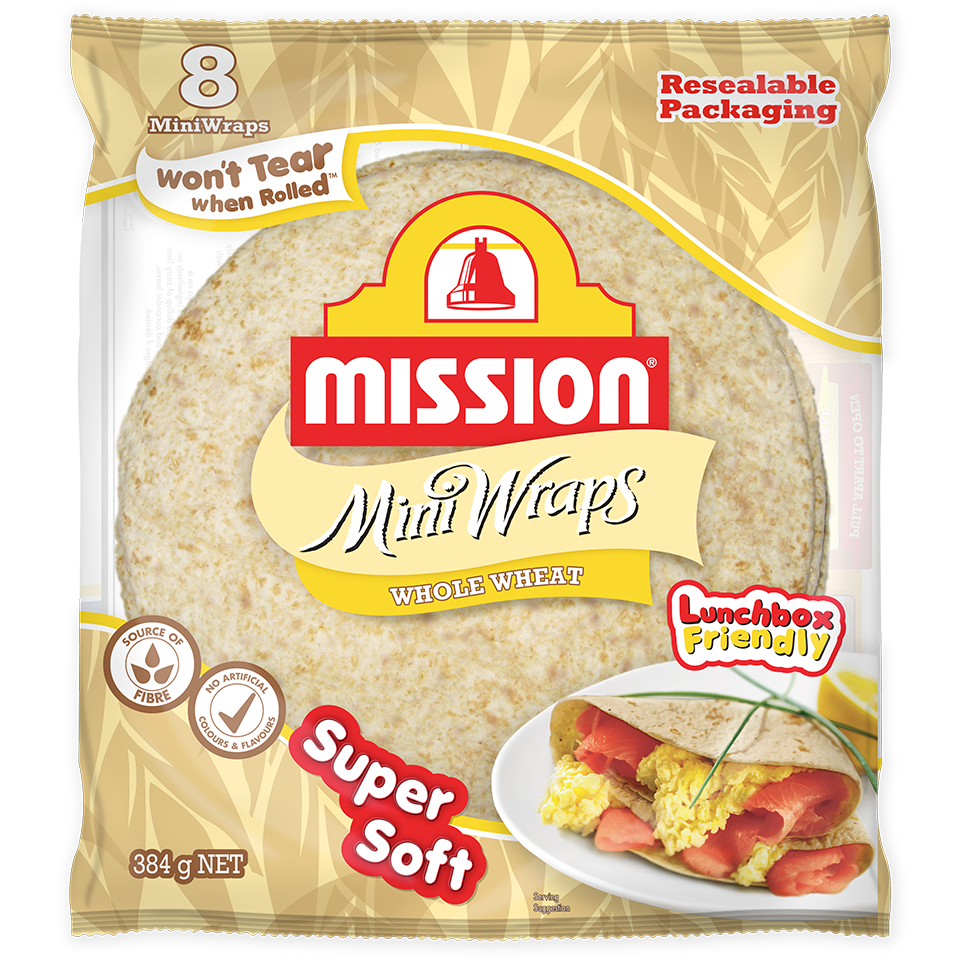 Mission Whole Wheat Super Soft  Mini Wraps