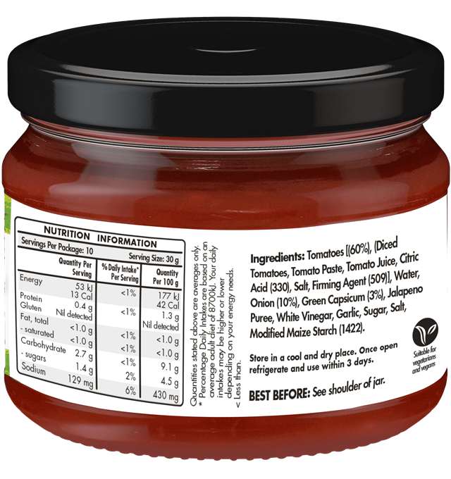 Mission Salsa MILD Side