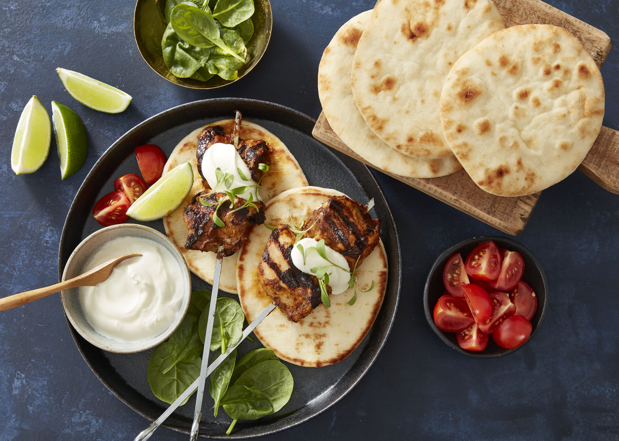 Chicken Tikka with Mini Naan