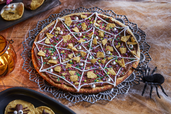 Halloween Boo Pizza