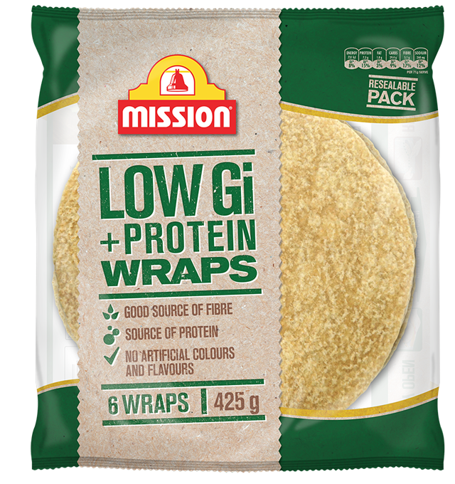 Mission Low Gi + Protein Wraps