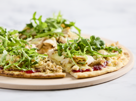 Fridge Dump Pizza with Turkey Meat