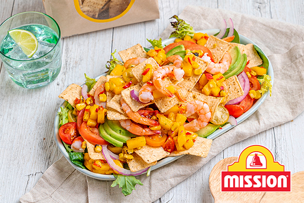 Prawn & Corn Chip Salad